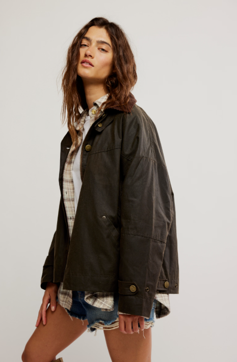 Free People Cori Waxed Jacket