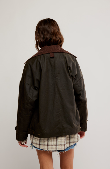 Free People Cori Waxed Jacket