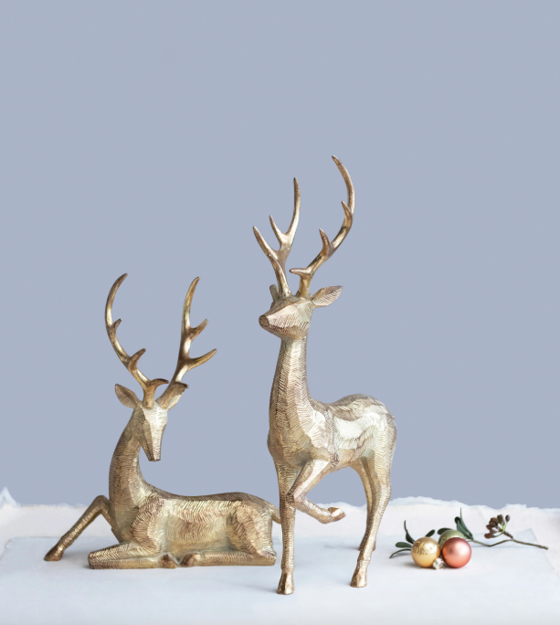 Gold Resin Deer
