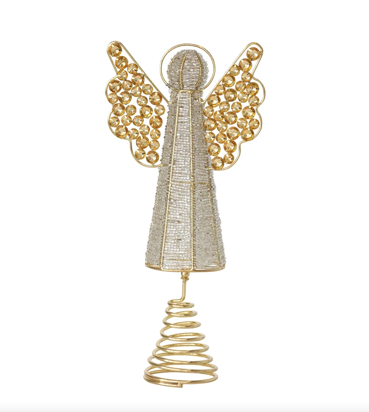 Beaded Angel Tree Topper