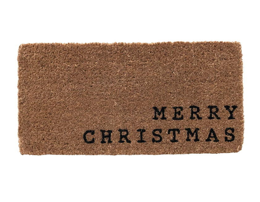 Merry Christmas Coir Doormat