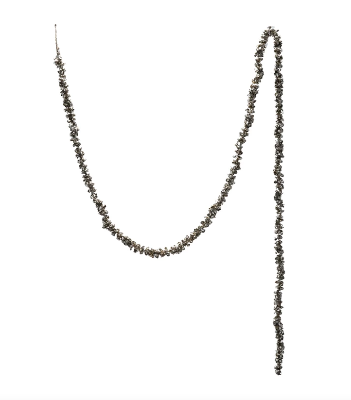 72" Glittered Ball Garland