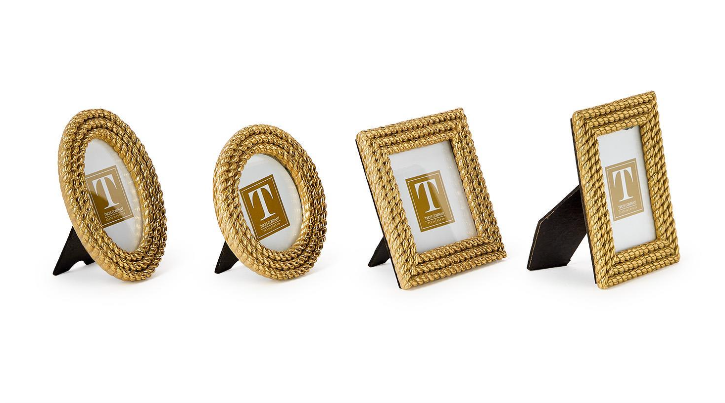 Gold Rope Mini Photo Frame