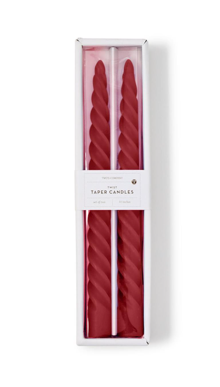 Twist & Glow Taper Candles - Set of 2