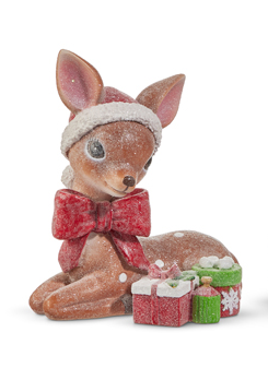 Glittered Vintage Deer