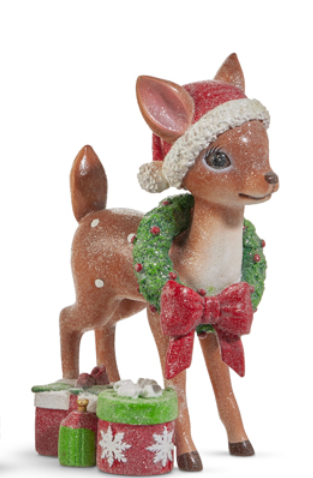 Glittered Vintage Deer