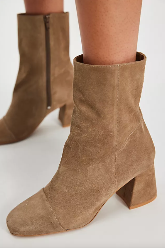 Free People Wisteria Suede Ankle Boots
