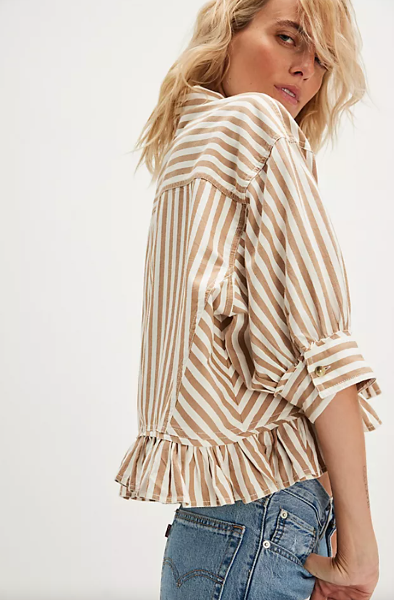 Free People Bailey Stripe Shirt