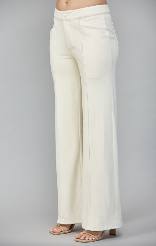 Murphy Suede Wide Leg Pant