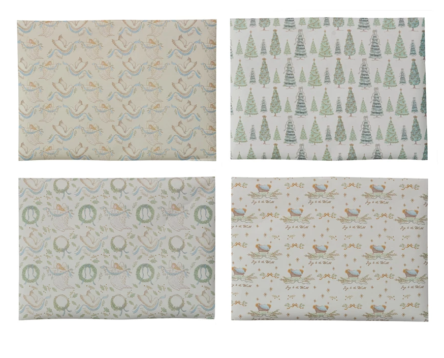 Wrapping Paper Sheets - 3 Sheets per Roll