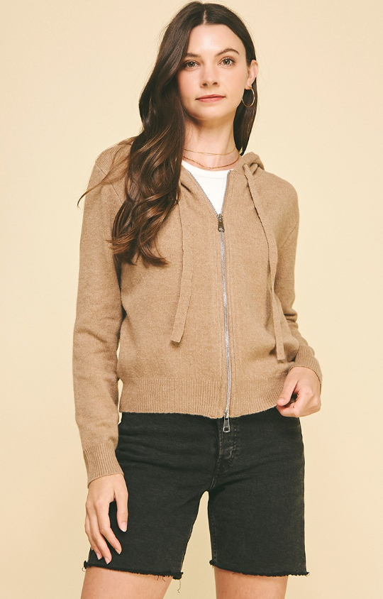 Kaydence Cozy Zip Up Hoodie Cardigan Sweater