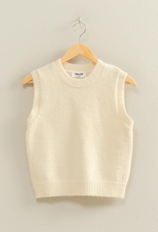 Daphne Sleeveless Crew Neck Knit Top