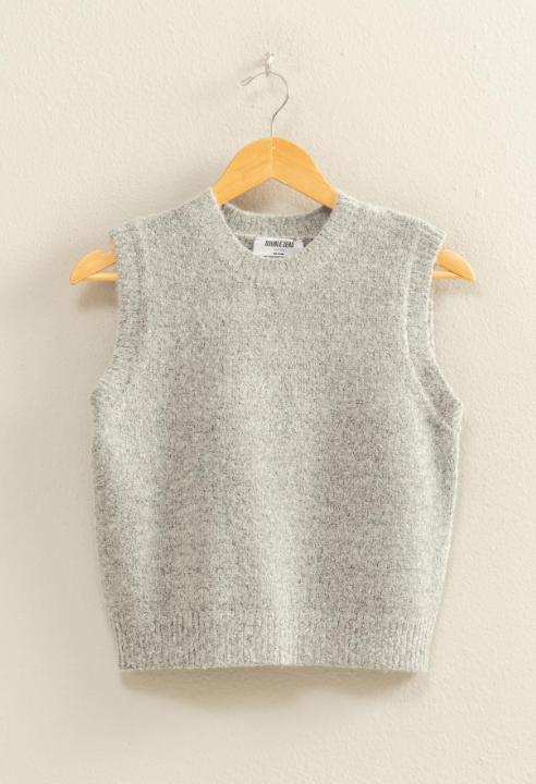 Daphne Sleeveless Crew Neck Knit Top