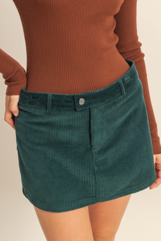 Matilda Corduroy Mini Skort