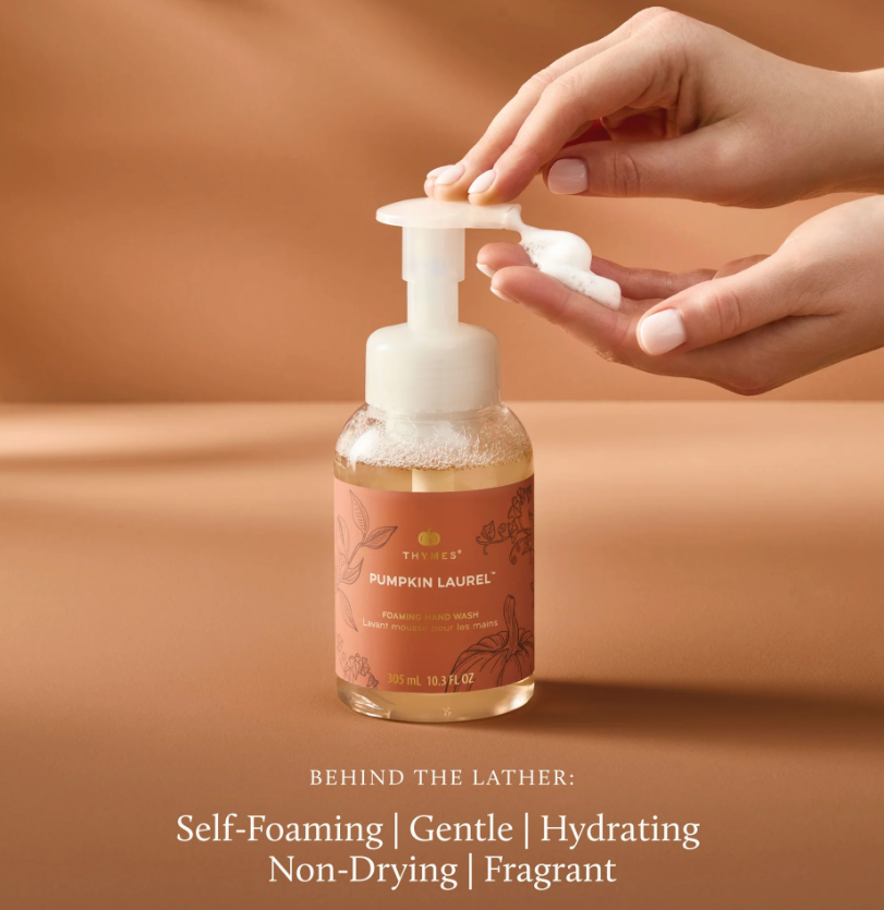 Thymes Pumpkin Laurel Foaming Hand Wash