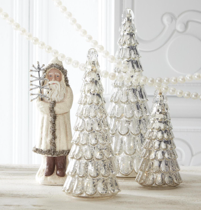 LED Mercury Glass Tree