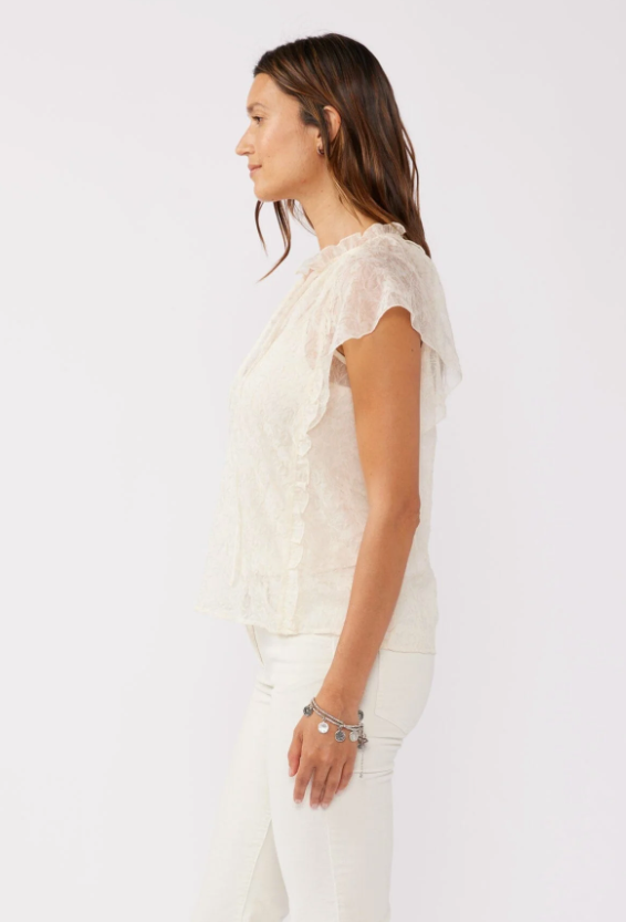 Lovestitch Emily Flutter Sleeve Top