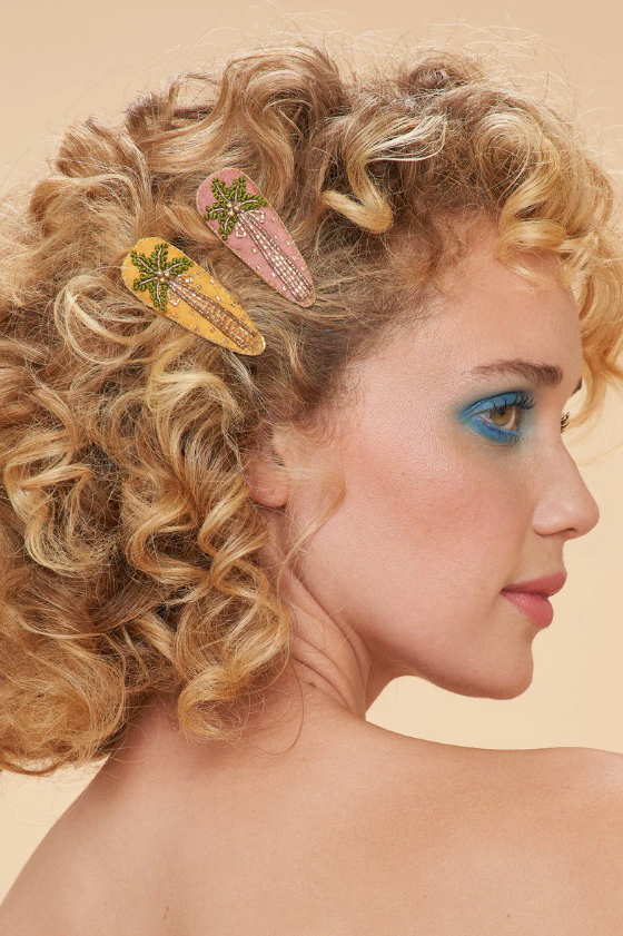 Jewelled Hair Clips Set
