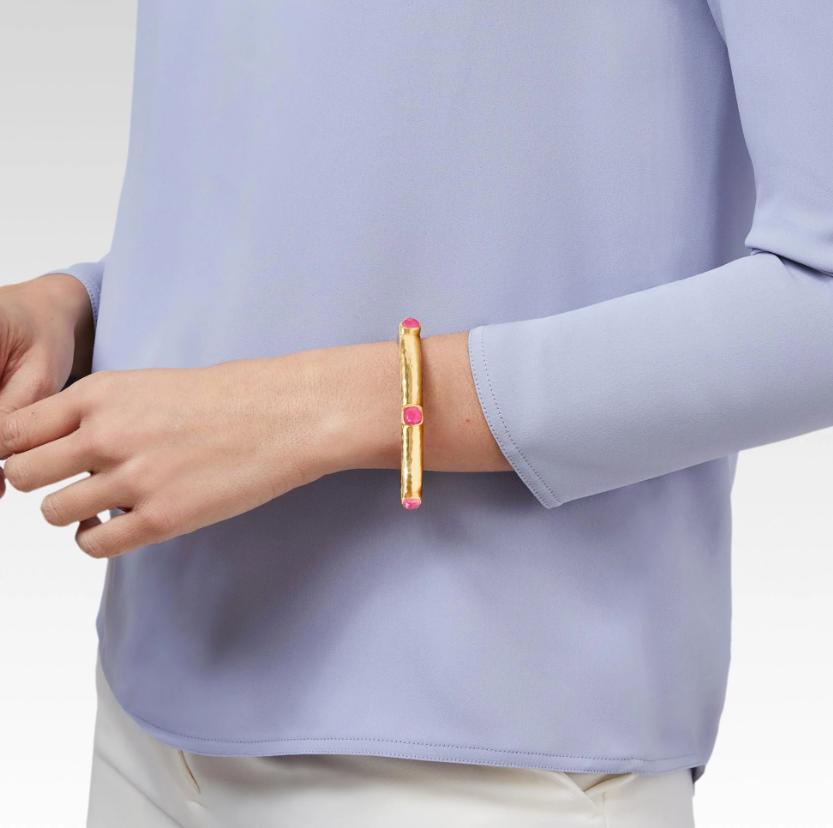 Julie Vos Trunk Show - Catalina Stone Hinge Bangle