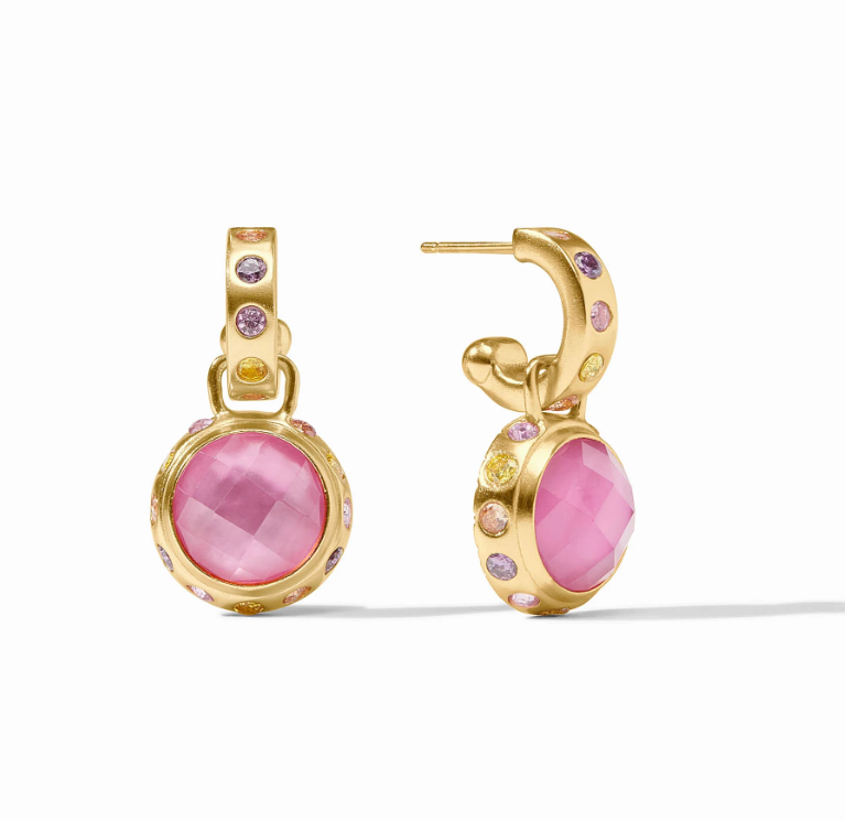 Julie Vos Trunk Show - Rainbow Hoop & Charm Earring