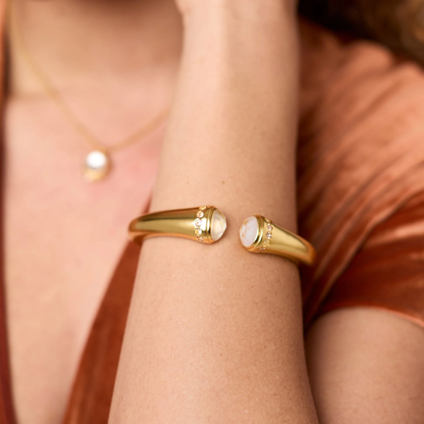 Julie Vos Trunk Show - Rainbow Demi Cuff