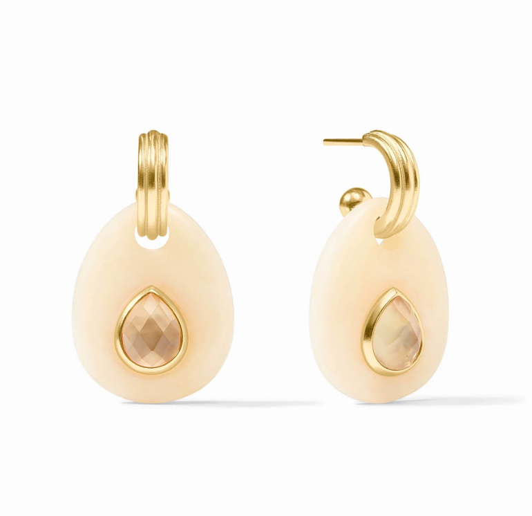 Julie Vos Trunk Show - Carnaby Hoop & Charm Earring
