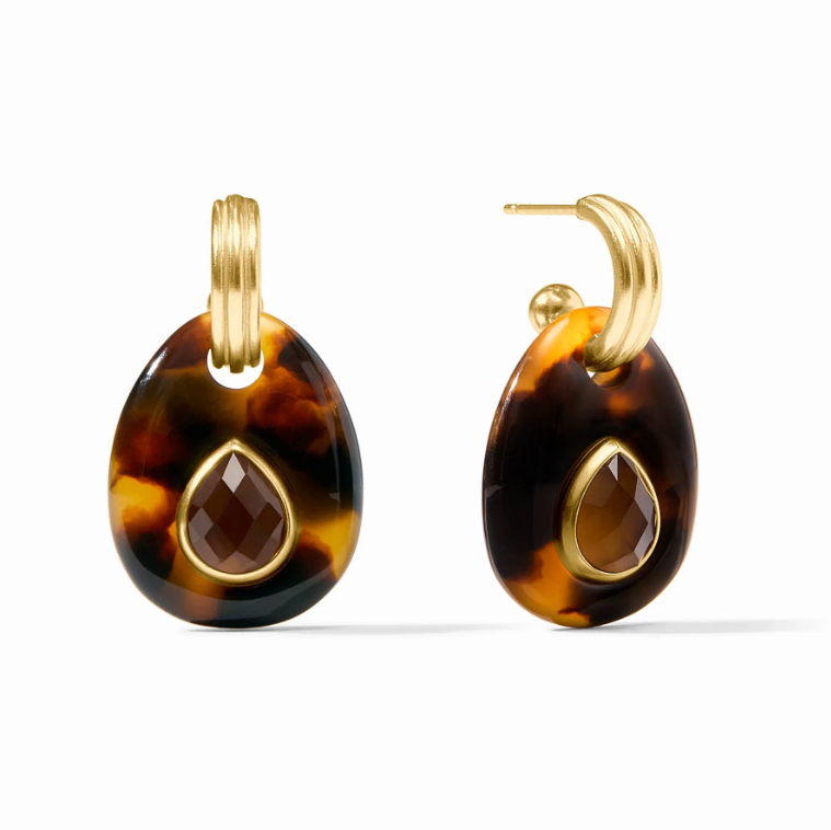 Julie Vos Carnaby Hoop & Charm Earring