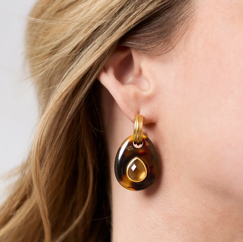 Julie Vos Carnaby Hoop & Charm Earring