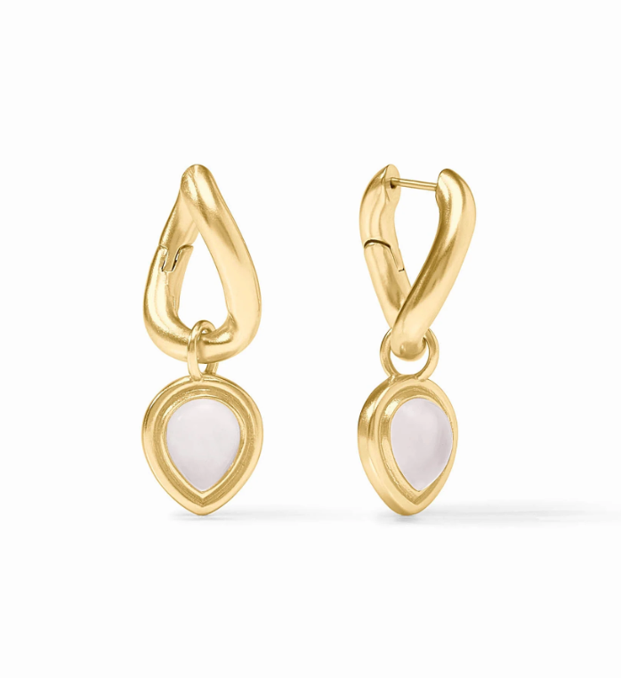 Julie Vos Dolce Hoop & Charm Earring