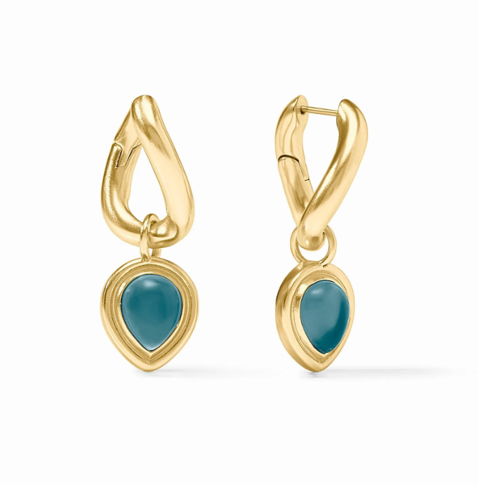 Julie Vos Dolce Hoop & Charm Earring