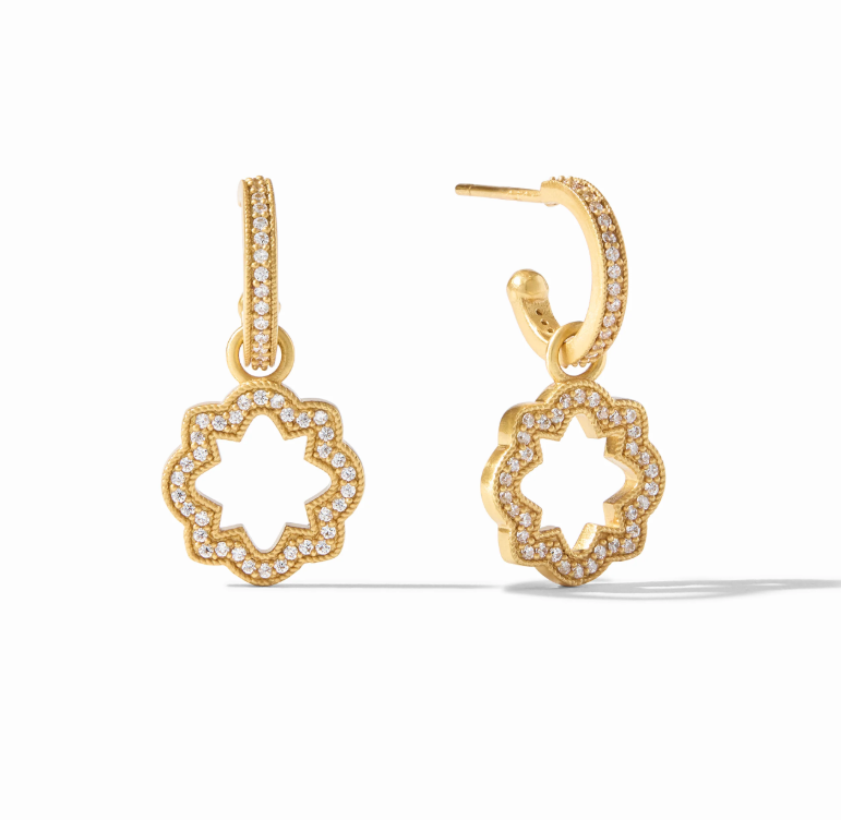 Julie Vos Odette Hoop & Charm Earring