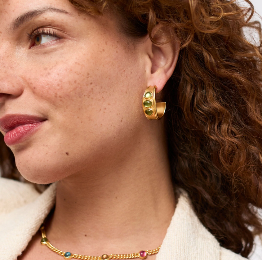 Julie Vos Dolce Stone Hoop