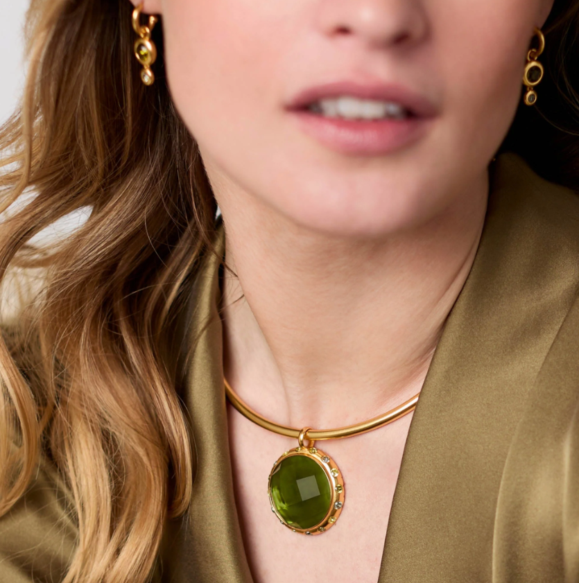 Julie Vos Rainbow Statement Necklace