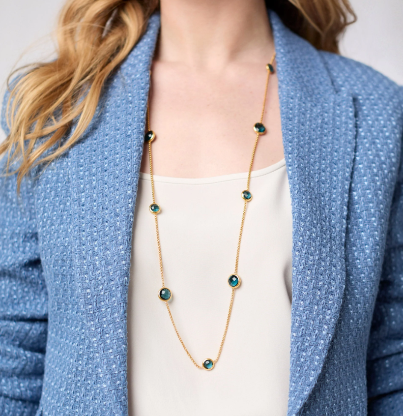 Julie Vos Trunk Show - Rainbow Station Necklace
