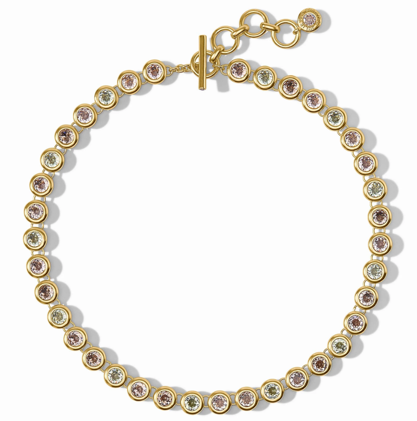 Julie Vos Rainbow Tennis Necklace