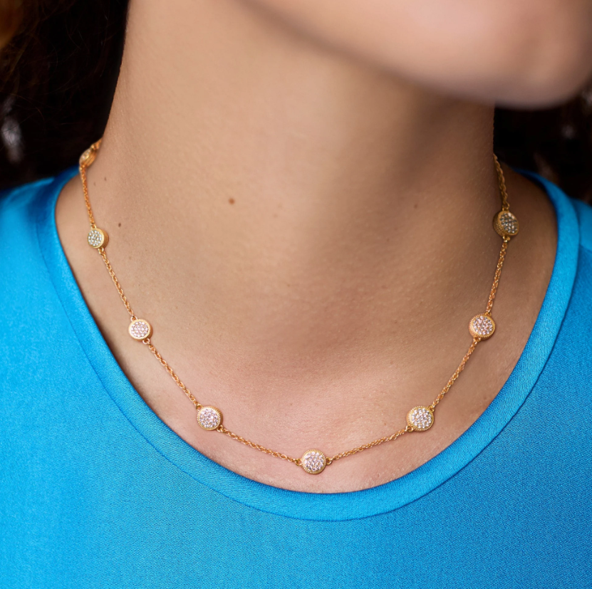 Julie Vos Trunk Show - Windsor Delicate Station Necklace