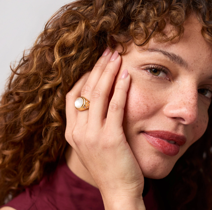 Julie Vos Rainbow Statement Ring