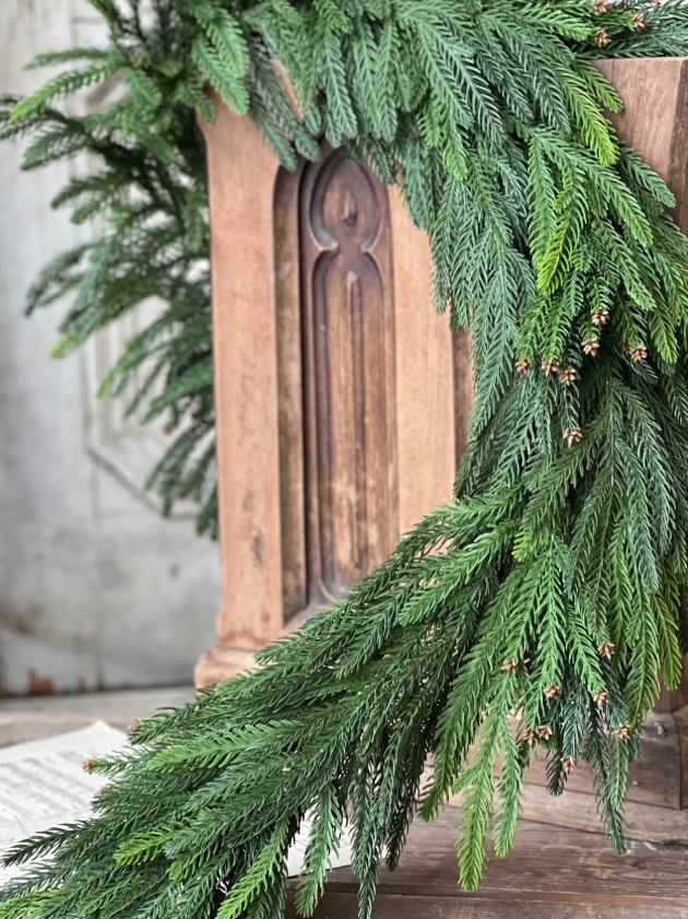 6' Norfolk Cascade Garland