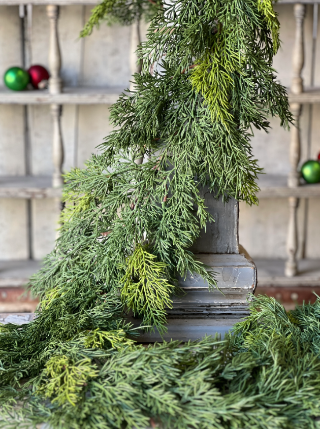 6' Verdant Cedar Garland