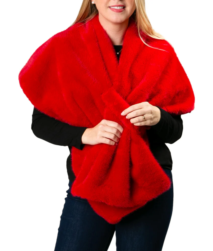 Katie Elegant Faux Fur Wrap