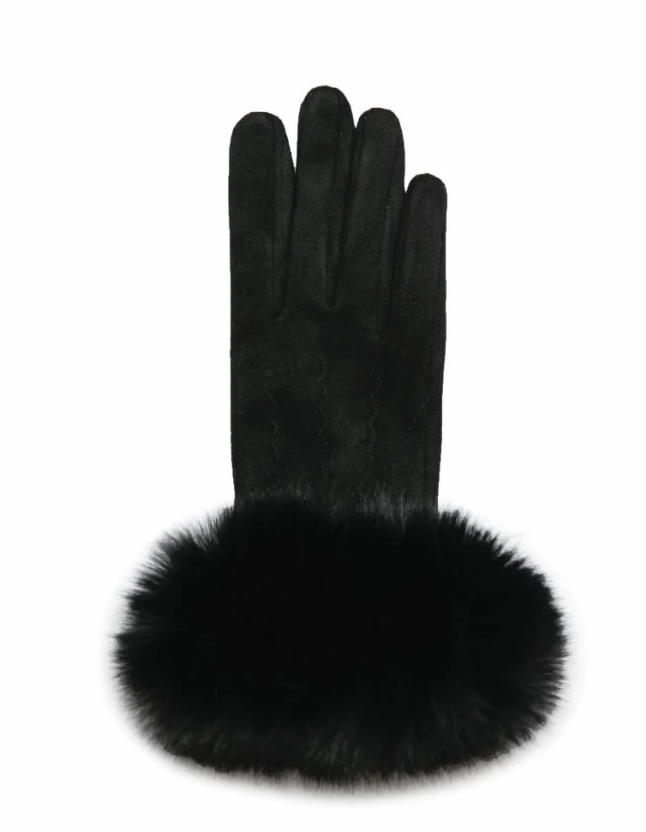 Gabrielle Faux Fur Cuff Touchscreen Gloves