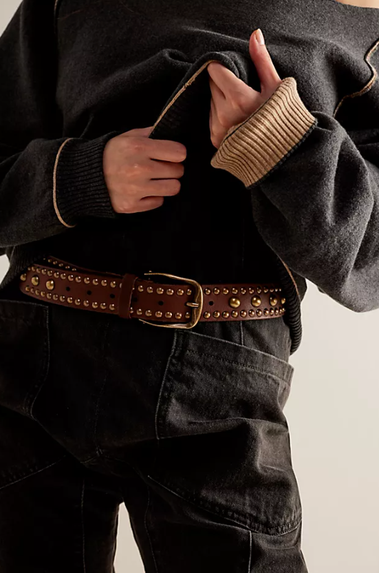 Free People Sola Stud Belt