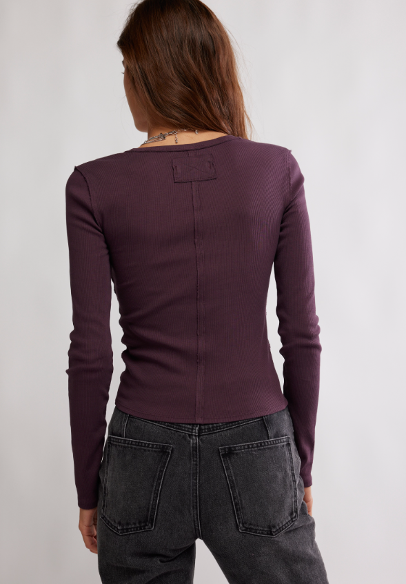 Free People Neria Long Sleeve Top