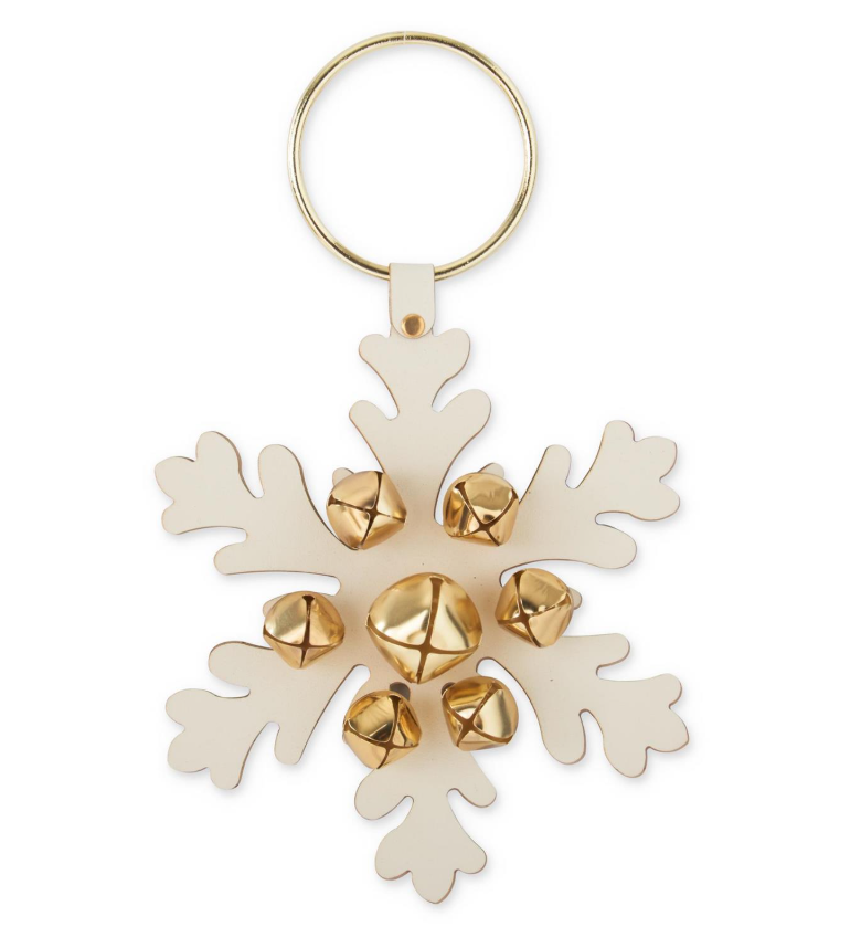 Snowflake with Bells Door Hanger