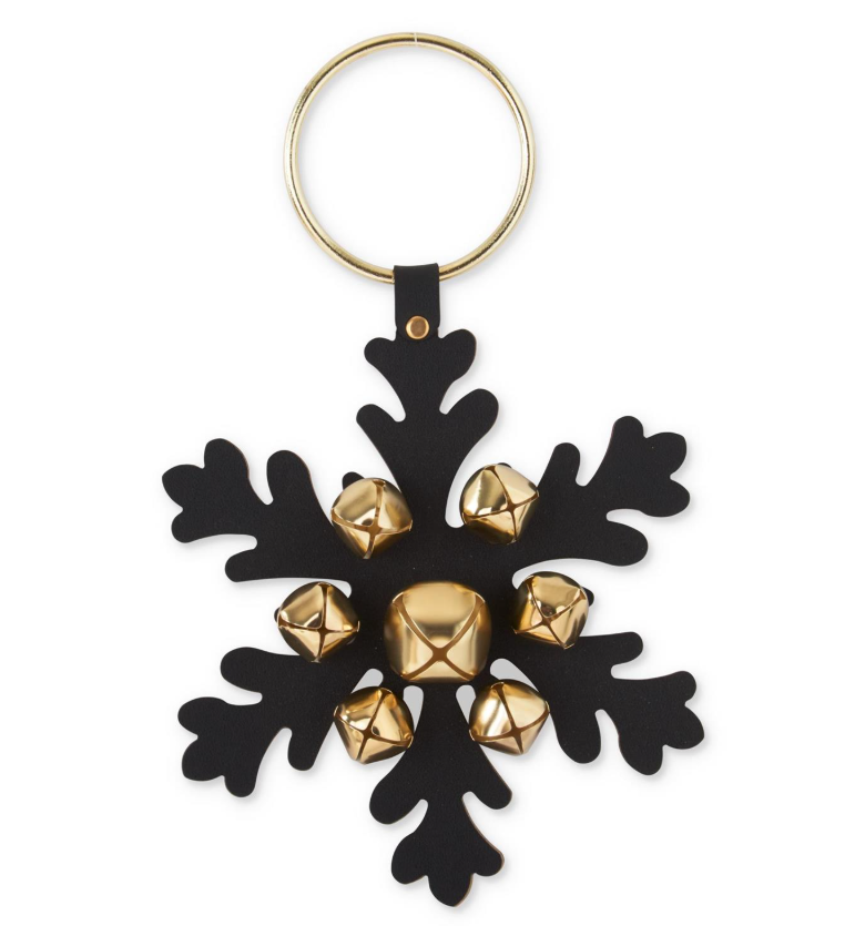 Snowflake with Bells Door Hanger