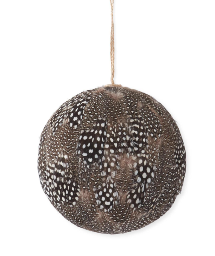 Round Feather Ornament
