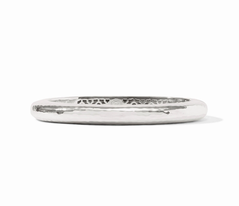 Julie Vos Catalina Hinge Bangle - Silver