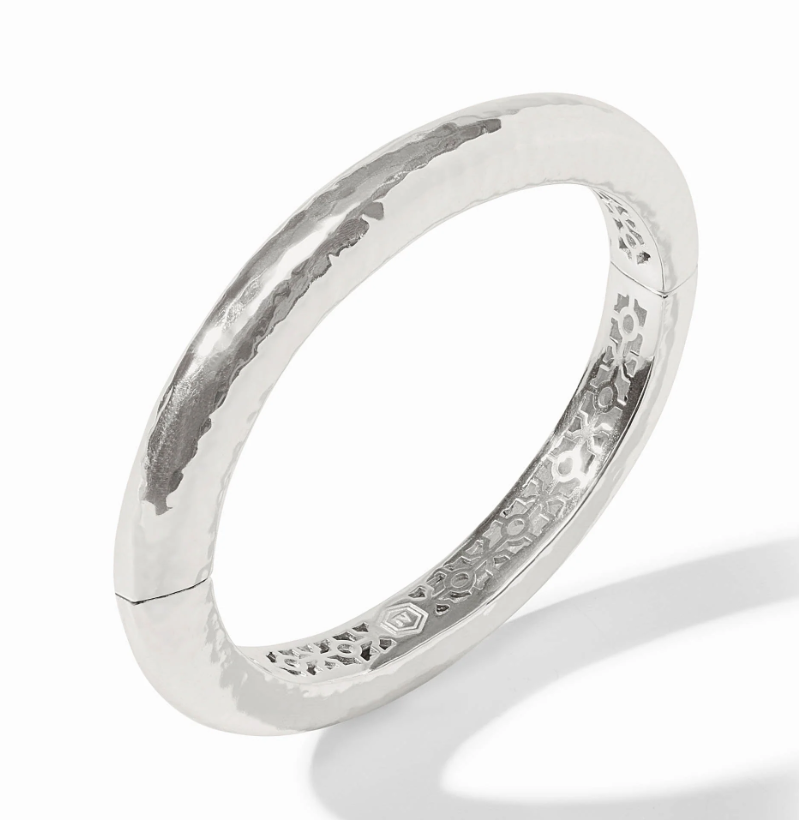 Julie Vos Catalina Hinge Bangle - Silver