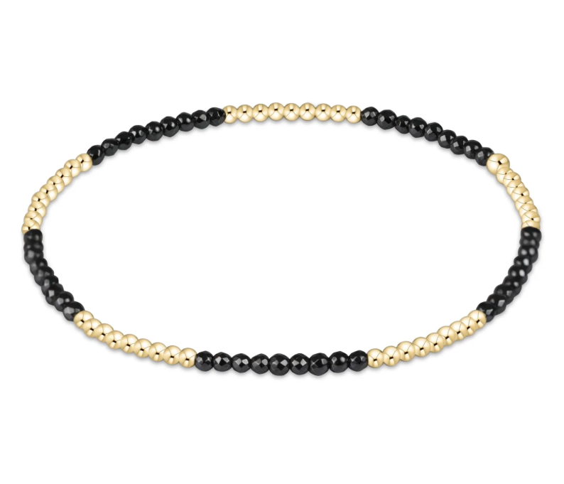 E Newton Classic Blissful Pattern 2mm Bracelet - Gemstone