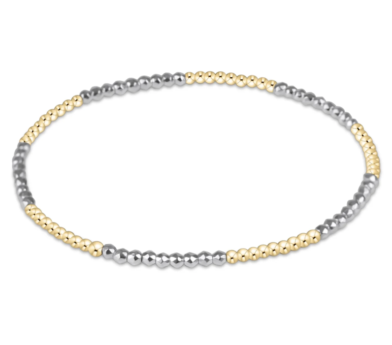 E Newton Classic Blissful Pattern 2mm Bracelet - Gemstone